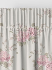 Shabby Chic by Rachel Ashwell® Powder Pink Belle Hydrangea Made to Measure Curtains - Image 5 of 8