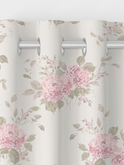 Shabby Chic by Rachel Ashwell® Powder Pink Belle Hydrangea Made to Measure Curtains - Image 6 of 8