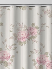 Shabby Chic by Rachel Ashwell® Powder Pink Belle Hydrangea Made to Measure Curtains - Image 7 of 8