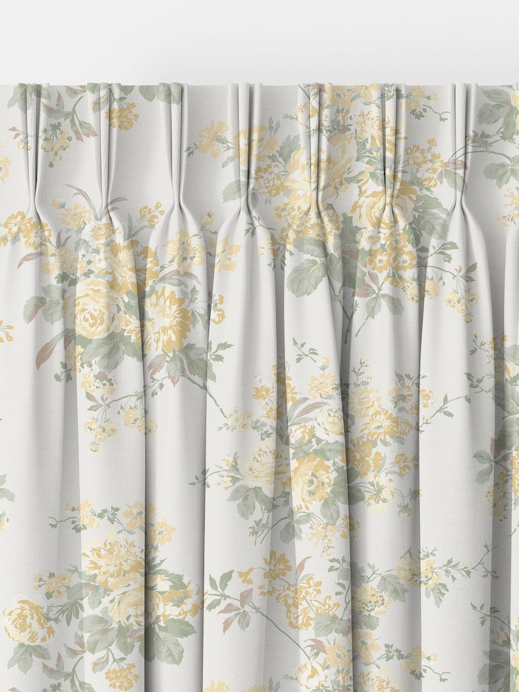 Shabby Chic by Rachel Ashwell® Yellow Rose Chintz Made to Measure Curtains - Image 2 of 8 Shabby Chic by Rachel Ashwell® Yellow Rose Chintz Made to Measure Curtains - Image 2 of 8