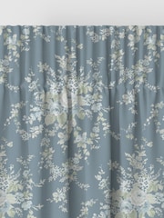 Shabby Chic by Rachel Ashwell® Dusky Blue Garden Floral Made to Measure Curtains - Image 4 of 9