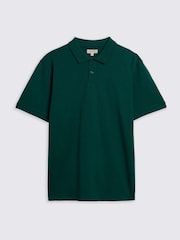 Зеленый - MOSS Marron Pique Polo Shirt - Image 4 of 4