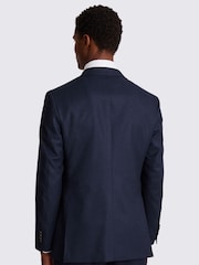 MOSS Blue Italian Tailored Fit Plain Jacket - Image 2 of 5