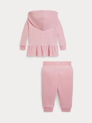 Polo Ralph Lauren Baby Girls Jersey Joggers and Zip Up Hoodie Set - Bild 2 von 3