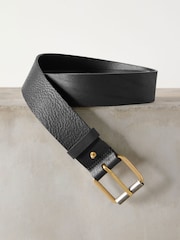 Black Premium Made In Italy Casual Leather Belt - Image 6 of 6