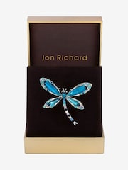 Jon Richard Silver Tone Dragon Fly Brooch - Gift Boxed - Image 1 of 3