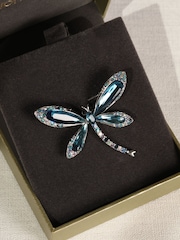 Jon Richard Silver Tone Dragon Fly Brooch - Gift Boxed - Image 2 of 3