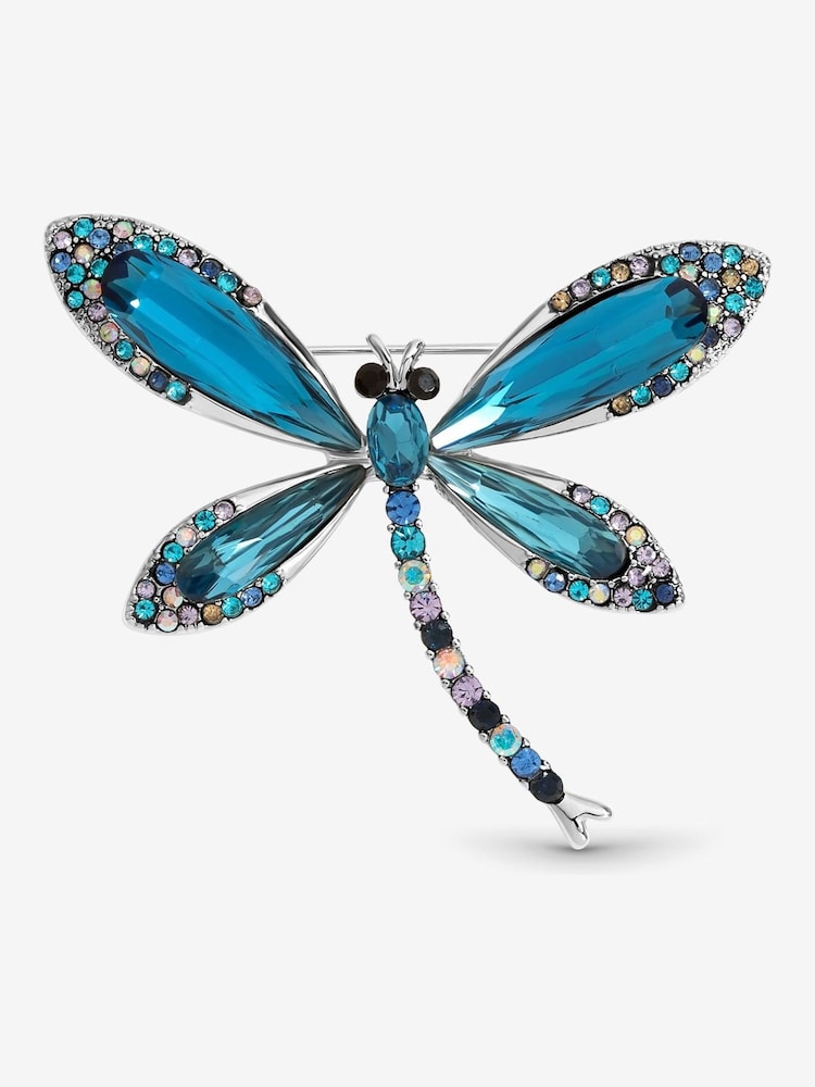 Jon Richard Silver Tone Dragon Fly Brooch - Gift Boxed - Image 3 of 3