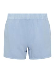 PixieGirl Petite Blue Acid Wash 100% Cotton Shorts - Image 1 of 1