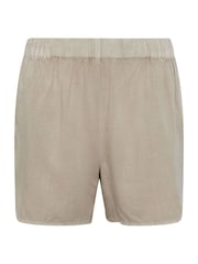 PixieGirl Petite Natural Acid Wash 100% Cotton Shorts - Image 1 of 1