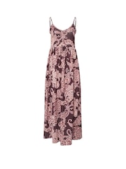PixieGirl Petite Brown Maxi Ribbed Dress - Image 5 of 5