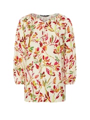 Yours Curve Natural Button Detail Blouse - Image 5 of 5