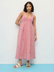 PixieGirl Petite Red Gingham Check Dress - Image 1 of 5