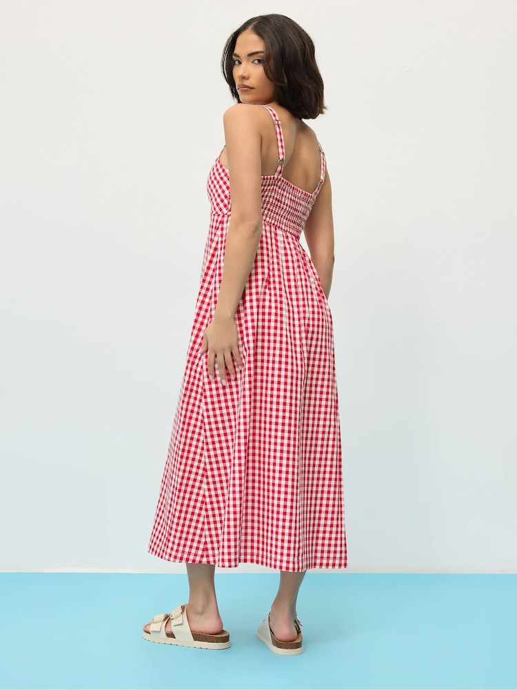 PixieGirl Petite Red Gingham Check Dress - Image 2 of 5