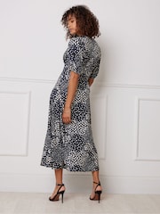 M&Co Blue Midi Dress - Image 2 of 5