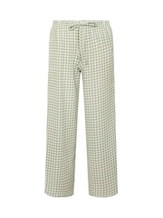 PixieGirl Petite Green Gingham Pull On Wide Leg Trousers - Image 1 of 1