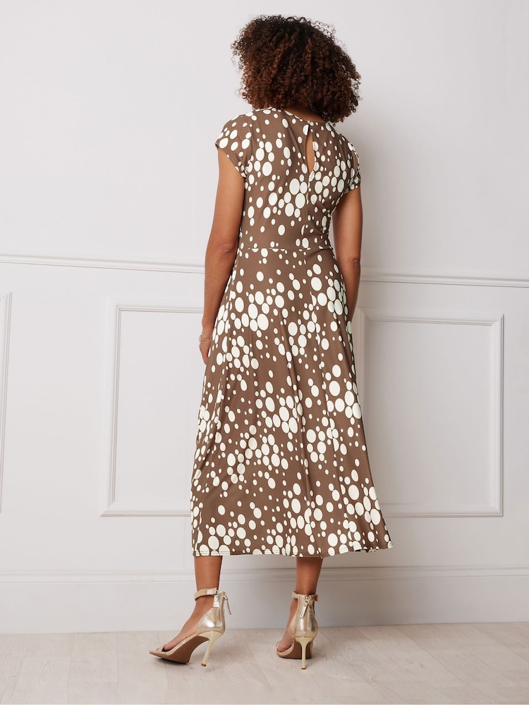 M&Co Brown Midi Dress - Image 2 of 5