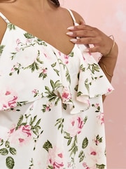 Yours Curve White Frilled Cami - Image 5 of 6