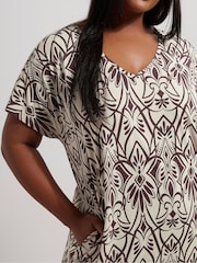 Yours Curve Natural Grown On Basic 100% Cotton Dress - Image 5 of 6