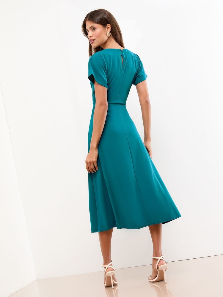 Verde azulado - Lipsy Knot Side Midi Dress - Imagen 4 de 4