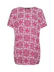 Yours Curve Pink Shift Dress - Image 4 of 5
