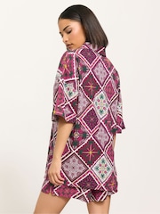PixieGirl Petite Purple Short Sleeve Shirt - Image 3 of 6