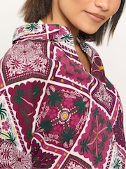 PixieGirl Petite Purple Short Sleeve Shirt - Image 4 of 6