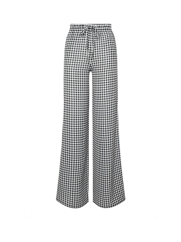 Long Tall Sally Black Wide Leg Trousers - Image 5 of 5