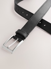 Μαύρο - Ιταλική δερμάτινη ζώνη υψηλής ποιότητας - Εικόνα 3 του 3