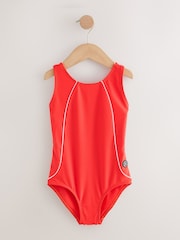 أحمر - Racerback Swimsuit (3-16yrs) - صورة 5 من 8