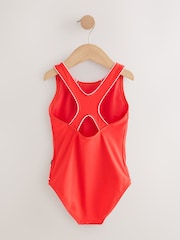 Red Racerback Swimsuit (3-16yrs) - Image 6 of 8