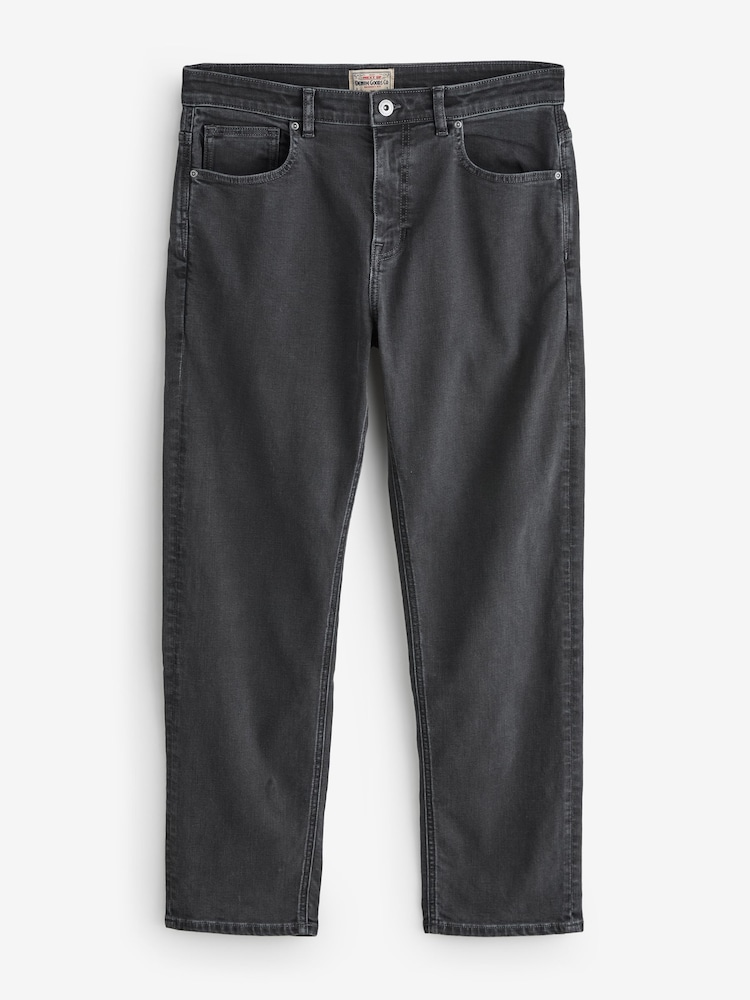 Charcoal Grey Straight Leg Jeans - Image 1 of 1