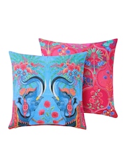 Joe Browns Aqua Bold Festival Elephants Reversible Garden - Image 5 of 6