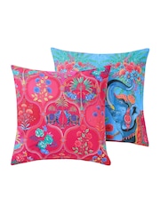Joe Browns Aqua Bold Festival Elephants Reversible Garden - Image 6 of 6