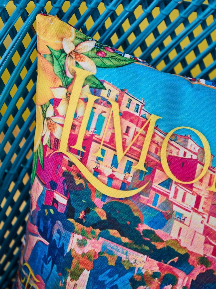 Joe Browns Yellow Reversible Limoncello Outdoor Garden Cushion - Image 2 of 7 Joe Browns Yellow Reversible Limoncello Outdoor Garden Cushion - Image 2 of 7