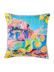 Joe Browns Yellow Reversible Limoncello Outdoor Garden Cushion - Image 6 of 7