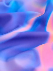 Purple Tie Dye Cutout Swimsuit (3-16yrs) - Image 7 of 8