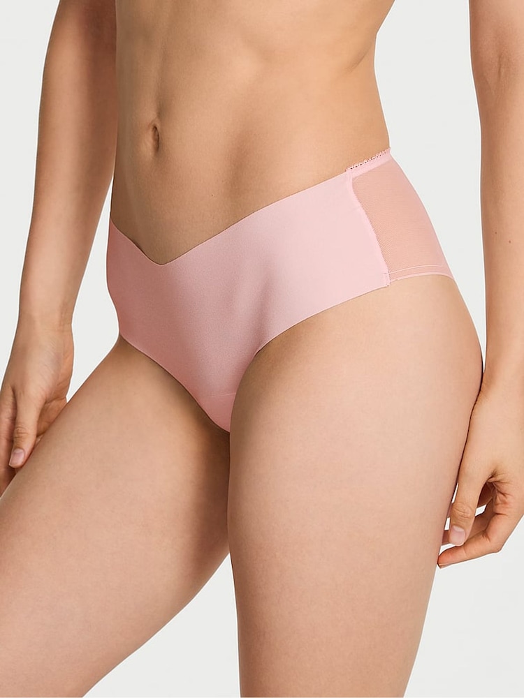 Victoria's Secret Angel Pink Cheeky Sheer Logo Knickers - Image 1 of 3 Victoria's Secret Angel Pink Cheeky Sheer Logo Knickers - Image 1 of 3