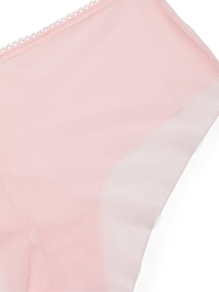 Victoria's Secret Angel Pink Cheeky Sheer Logo Knickers - Image 3 of 3 Victoria's Secret Angel Pink Cheeky Sheer Logo Knickers - Image 3 of 3