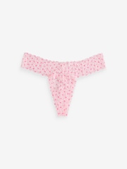 Victoria's Secret Pink/Purple/Red Thong 4 Pack Knickers - Image 2 of 7