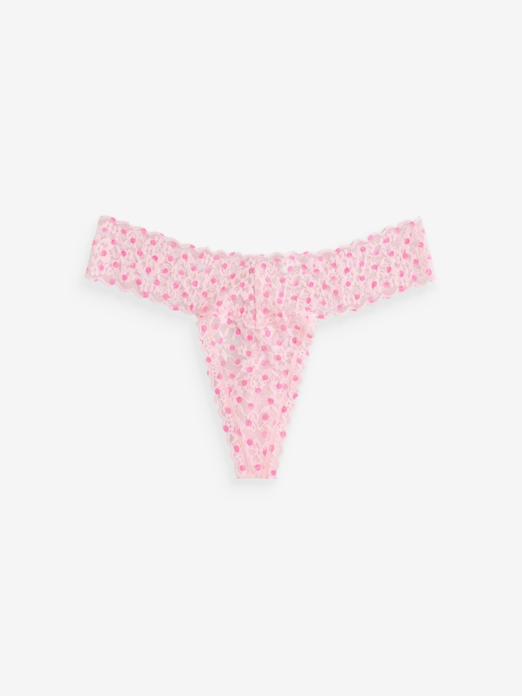 Victoria's Secret Pink/Purple/Red Thong 4 Pack Knickers - Image 2 of 7 Victoria's Secret Pink/Purple/Red Thong 4 Pack Knickers - Image 2 of 7