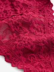 Victoria's Secret Pink/Purple/Red Thong 4 Pack Knickers - Image 7 of 7
