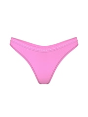 Victoria's Secret Lilac Shimmer Purple Thong Knickers - Image 3 of 3