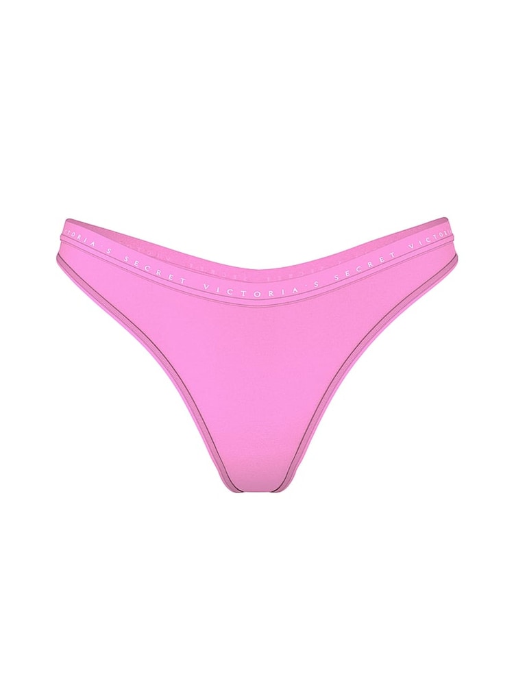 Victoria's Secret Lilac Shimmer Purple Thong Knickers - Image 3 of 3 Victoria's Secret Lilac Shimmer Purple Thong Knickers - Image 3 of 3