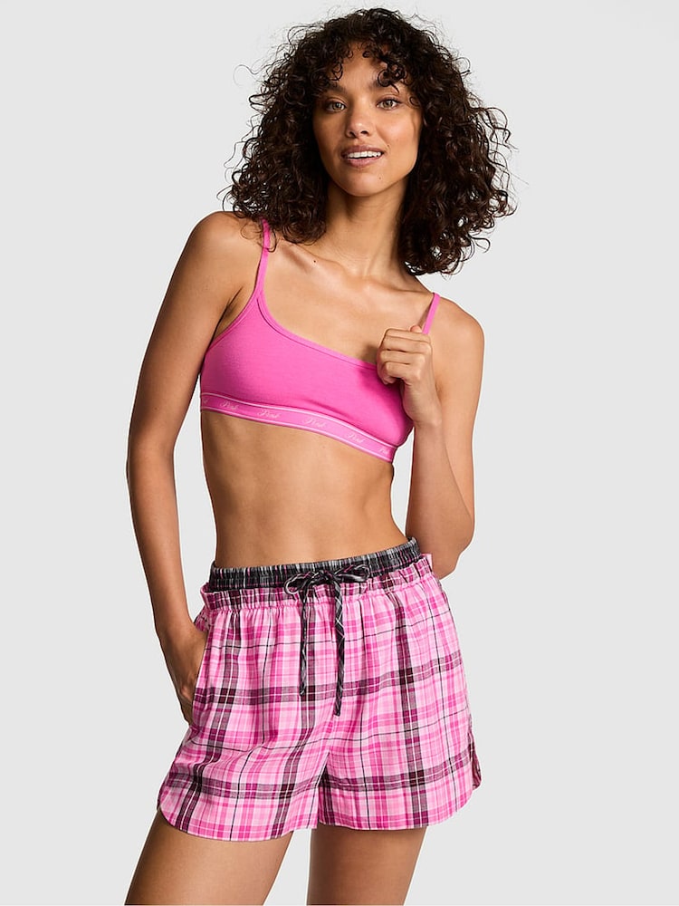 Victoria's Secret PINK Pink Lolliopop Boyfriend Pyjama Bottoms - Image 1 of 3 Victoria's Secret PINK Pink Lolliopop Boyfriend Pyjama Bottoms - Image 1 of 3