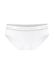 Victoria's Secret White Hipster Modal Logo Knickers - Image 3 of 3