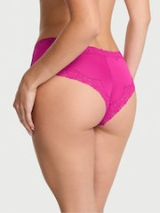 Victoria's Secret Allure Pink Cheeky Lace Waist Knickers - Image 2 of 2