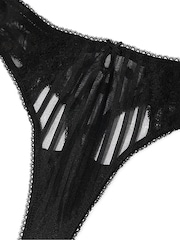 Victoria's Secret Black Thong Sheer Knickers - Image 4 of 4