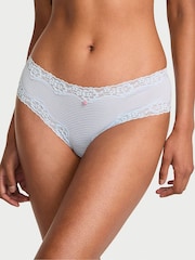Victoria's Secret Palest Blue Cheeky Lace Waist Knickers - Image 1 of 2