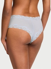 Victoria's Secret Palest Blue Cheeky Lace Waist Knickers - Image 2 of 2